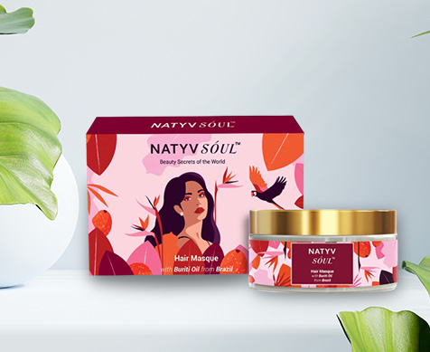 Natyv Soul Hair Masque With Buriti Oil From Brazil
